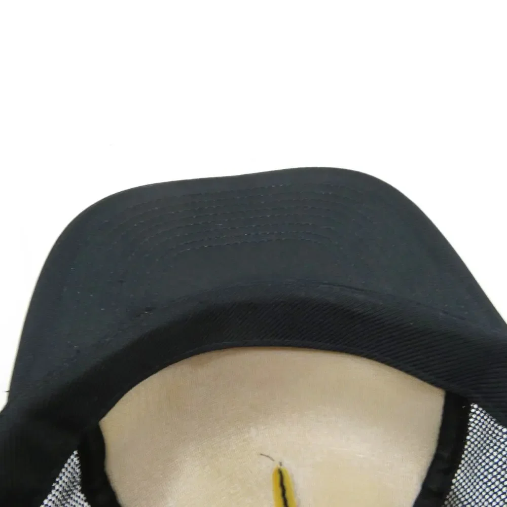 Operation Desert Storm Trucker Hat Eagle Stars Black White Snapback Golf Rope